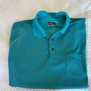 Turquoise golf shirt (mens)